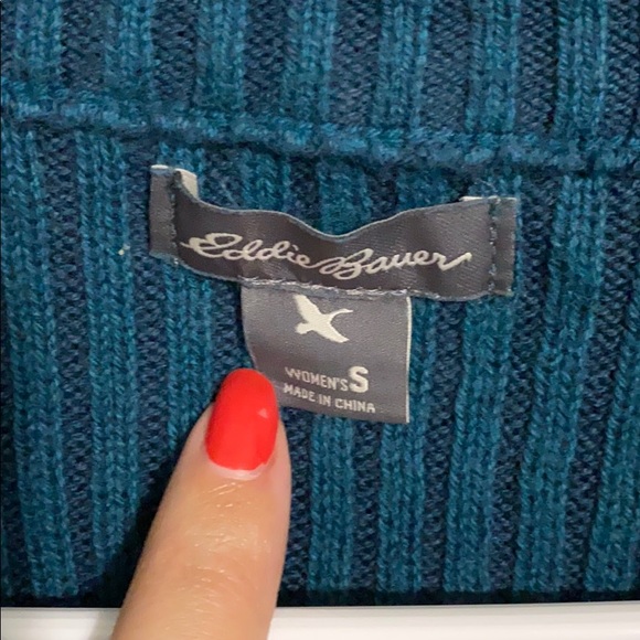 Eddie Bauer Zip Up Sweater - Picture 2 of 4